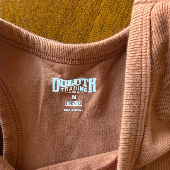 Express Rust Ribbed Tank Top - Picture 2 of 3